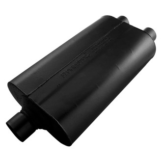 Flowmaster® - Super 50 Series Delta Flow™ Aluminized Steel Oval Performance (SUV) Black Exhaust Muffler