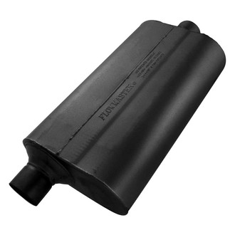 Flowmaster® - Super 50 Series Delta Flow™ Aluminized Steel Oval (SUV) Black Exhaust Muffler