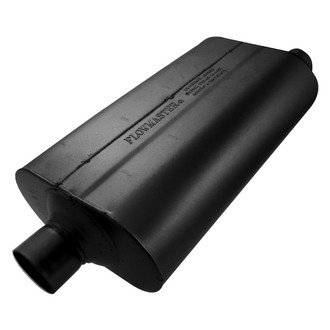 Flowmaster® - Super 50 Series Delta Flow™ Aluminized Steel Oval Performance (SUV) Black Exhaust Muffler