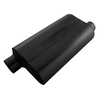 Flowmaster® - Super 50 Series Delta Flow™ Aluminized Steel Oval Performance (SUV) Black Exhaust Muffler