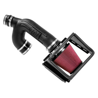 Flowmaster® - Delta Force™ Cross-Linked Polyethylene Black Cold Air Intake System with Oiled Red Filter