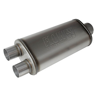 Flowmaster® - FlowFX™ 409 SS Oval Gray Exhaust Muffler