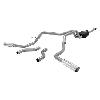 Flowmaster® - American Thunder™ Stainless Steel Cat-Back Exhaust System with Split Rear/Side Exit