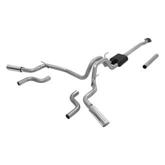 Flowmaster® - American Thunder™ Stainless Steel Cat-Back Exhaust System with Split Rear/Side Exit