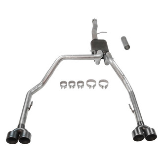 Flowmaster® - American Thunder™ 409 SS Cat-Back Exhaust System with Quad Rear Exit