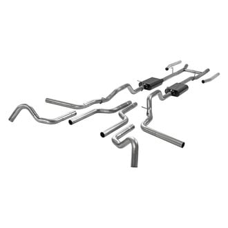 Flowmaster® - American Thunder™ 409 SS Header-Back Exhaust System with Split Rear/Side Exit