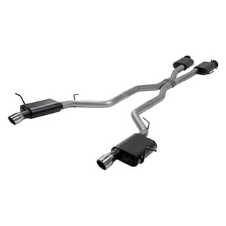 Flowmaster® - American Thunder™ 409 SS Cat-Back Exhaust System with Split Rear Exit