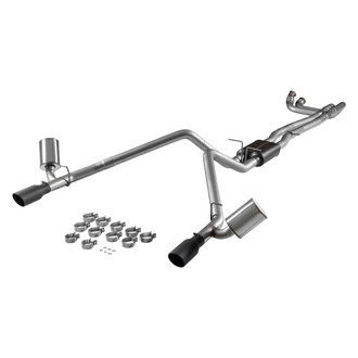 Flowmaster® - American Thunder™ 409 SS Cat-Back Exhaust System with Split Rear Exit