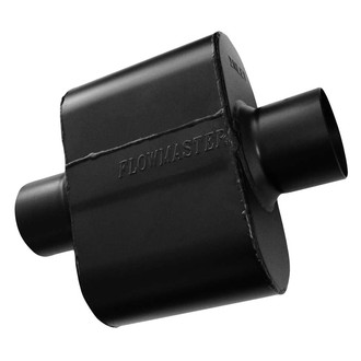 Flowmaster® - Super 10 Series Delta Flow™ 409 SS Oval Black Exhaust Muffler