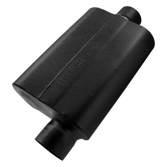 Flowmaster® - 40 Series Delta Flow™ 409 SS Oval Black Exhaust Muffler