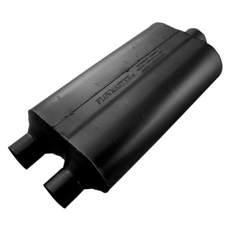 Flowmaster® - Super 50 Series Delta Flow™ 409 SS Oval Performance (SUV) Black Exhaust Muffler