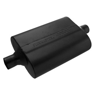 Flowmaster® - 40 Series Delta Flow™ Aluminized Steel Oval Black Exhaust Muffler