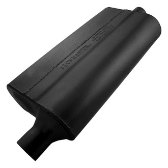Flowmaster® - 50 Series Delta Flow™ Aluminized Steel Oval Black Exhaust Muffler