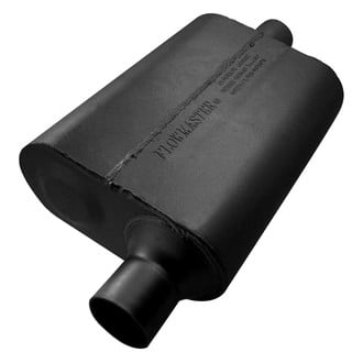 Flowmaster® - 40 Series Delta Flow™ Aluminized Steel Oval Black Exhaust Muffler