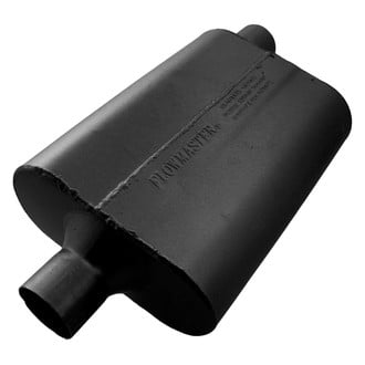 Flowmaster® - 40 Series Delta Flow™ Aluminized Steel Oval Black Exhaust Muffler