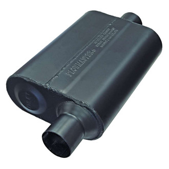 Flowmaster® - Super 44 Series Delta Flow™ Aluminized Steel Oval Black Exhaust Muffler