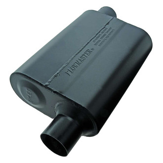 Flowmaster® - Super 44 Series Delta Flow™ Aluminized Steel Oval Black Exhaust Muffler