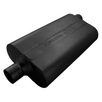 Flowmaster® - 50 Series Delta Flow™ Aluminized Steel Oval Black Exhaust Muffler