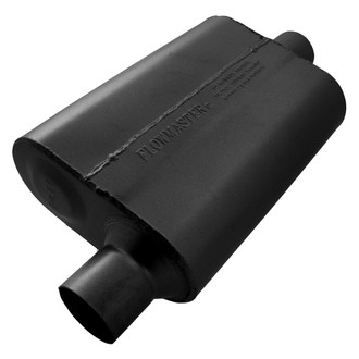 Flowmaster® - 40 Series Delta Flow™ Aluminized Steel Oval Black Exhaust Muffler