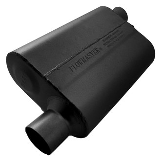 Flowmaster® - 40 Series Delta Flow™ Aluminized Steel Oval Black Exhaust Muffler