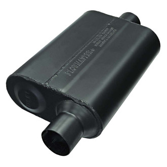 Flowmaster® - Super 44 Series Delta Flow™ Aluminized Steel Oval Black Exhaust Muffler