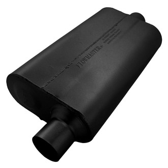 Flowmaster® - 50 Series Delta Flow™ Aluminized Steel Oval Black Exhaust Muffler