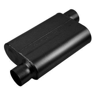 Flowmaster® - 40 Series Delta Flow™ Aluminized Steel Oval Black Exhaust Muffler