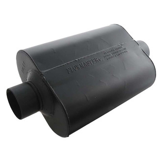 Flowmaster® - Super 44 Series Delta Flow™ Aluminized Steel Oval Black Exhaust Muffler