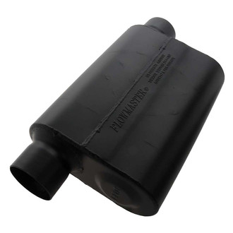 Flowmaster® - Super 44 Series Delta Flow™ Aluminized Steel Oval Black Exhaust Muffler