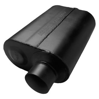 Flowmaster® - Super 40 Series Delta Flow™ Aluminized Steel Oval Black Exhaust Muffler