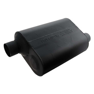 Flowmaster® - Super 40 Series Delta Flow™ Aluminized Steel Oval Black Exhaust Muffler