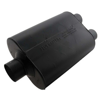 Flowmaster® - Super 40 Series Delta Flow™ Aluminized Steel Oval Black Exhaust Muffler