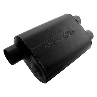 Flowmaster® - Super 40 Series Delta Flow™ Aluminized Steel Oval Black Exhaust Muffler