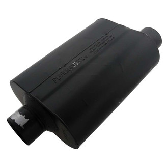 Flowmaster® - Super 40 Series Delta Flow™ Aluminized Steel Oval Black Exhaust Muffler