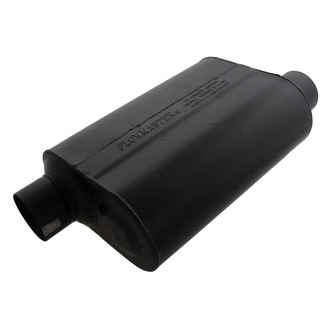 Flowmaster® - Super 40 Series Delta Flow™ Aluminized Steel Oval Diesel Black Exhaust Muffler