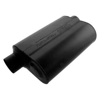 Flowmaster® - Super 40 Series Delta Flow™ Aluminized Steel Oval Black Exhaust Muffler