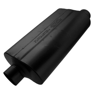 Flowmaster® - 50 Series HD Delta Flow™ Aluminized Steel Oval Diesel Black Exhaust Muffler