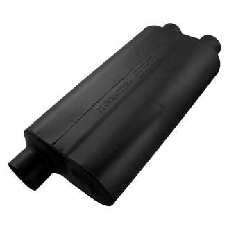 Flowmaster® - 50 Series HD Delta Flow™ Aluminized Steel Oval Black Exhaust Muffler