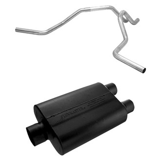 Flowmaster® - Exhaust Muffler and Dual Prebend Tailpipes Kit