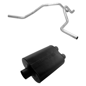 Flowmaster® - Exhaust Muffler and Dual Prebend Tailpipes Kit