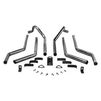 Flowtech® - Super Street™ Aluminized Steel Header-Back Exhaust System with Split Rear Exit