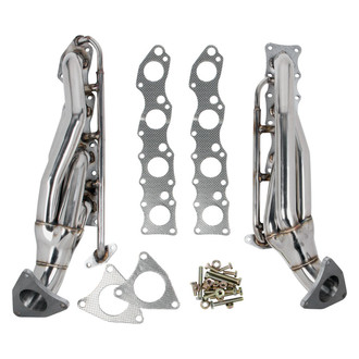 Flowtech® - 409 SS Polished Short Tube Exhaust Headers