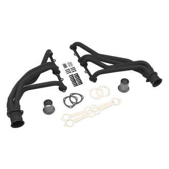 Flowtech® - Mild Steel Black Painted Long Tube Exhaust Headers