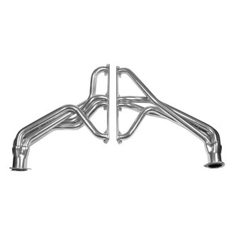 Flowtech® - Mild Steel Silver Metallic Ceramic Coated Long Tube Exhaust Headers