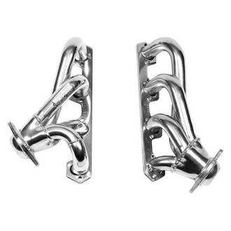 Flowtech® - Mild Steel Silver Metallic Ceramic Coated Short Tube Exhaust Headers