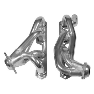 Flowtech® - Mild Steel Silver Metallic Ceramic Coated Short Tube Exhaust Headers