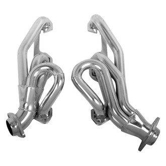 Flowtech® - Mild Steel Silver Metallic Ceramic Coated Short Tube Exhaust Headers