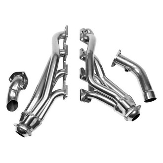 Flowtech® - Mild Steel Silver Metallic Ceramic Coated Short Tube Exhaust Headers