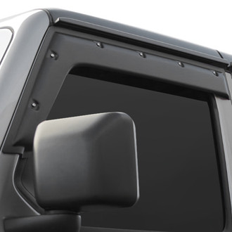 Focus Auto® - Tape-On FormFit Textured Black Front Window Visors