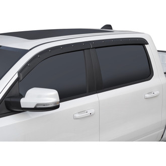 Focus Auto® - Tape-On FormFit Textured Black Front and Rear Window Visors